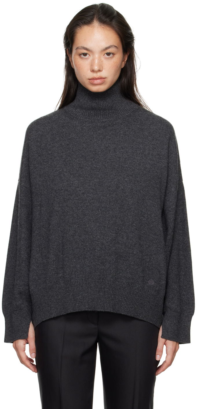 Cветр Loulou de Saison Loulou de Saison Murano Turtleneck Sweater Сірий | MURANO