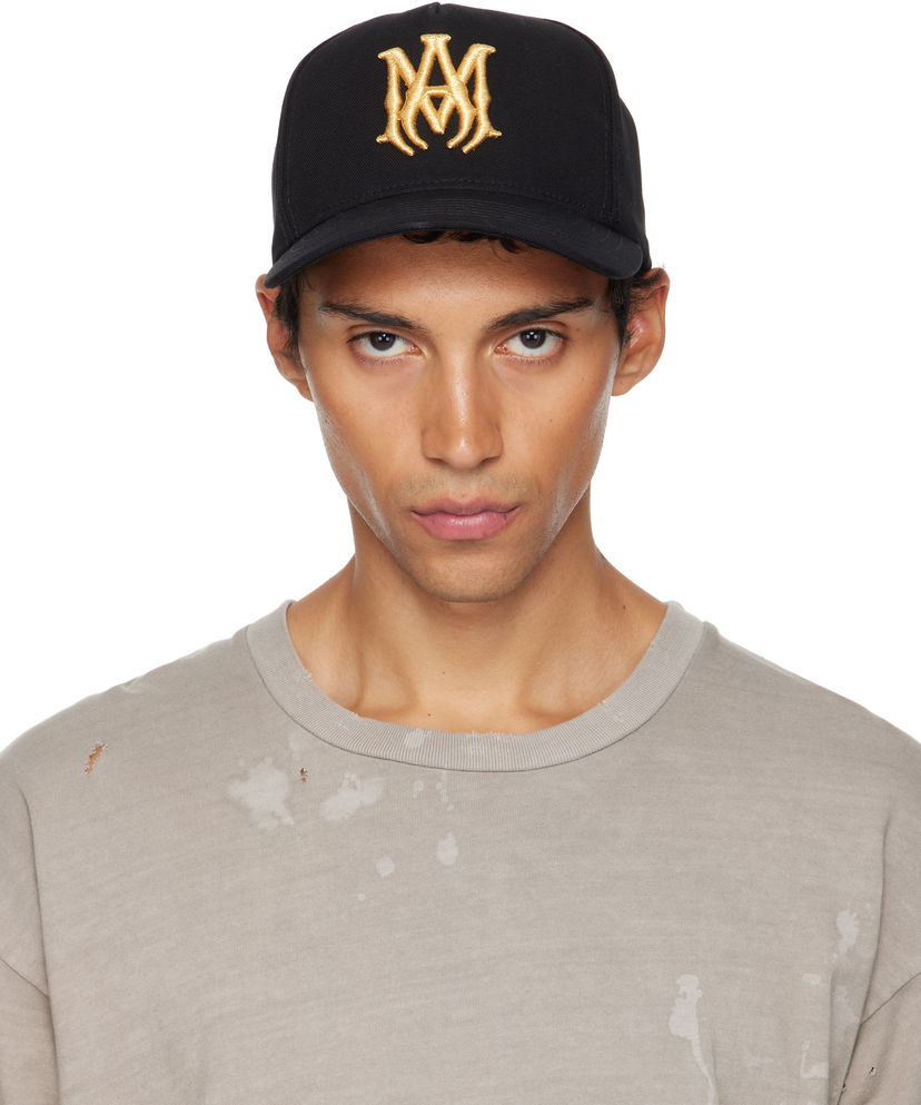 Кепка AMIRI AMIRI Full Canvas MA Cap чорний | AMHACP1067