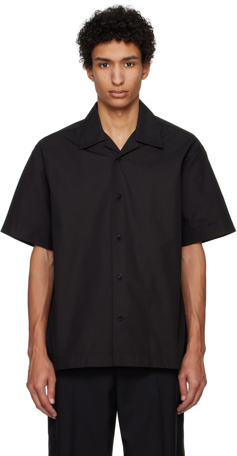 Сорочка Jil Sander Jil Sander Boxy-Fit Shirt чорний | J22DL0303_J45002