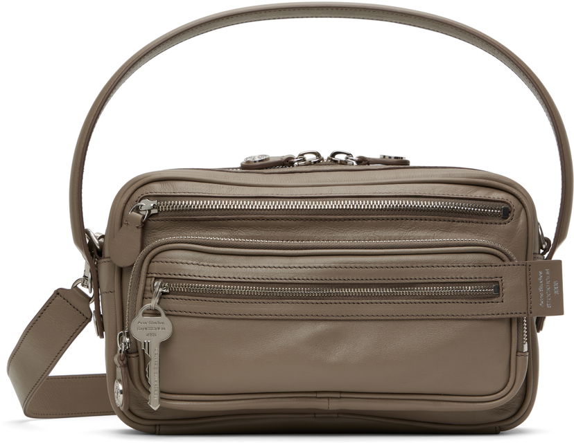 Сумка Acne Studios Acne Studios Camero Party Leather Shoulder Bag Сірий | C10240-