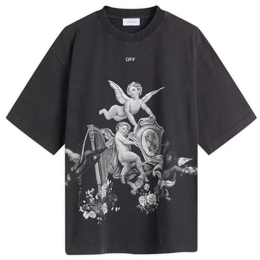 Футболка Off-White Putti Skate Graphic Tee, Size Large чорний | OMAA120S25JER0011301