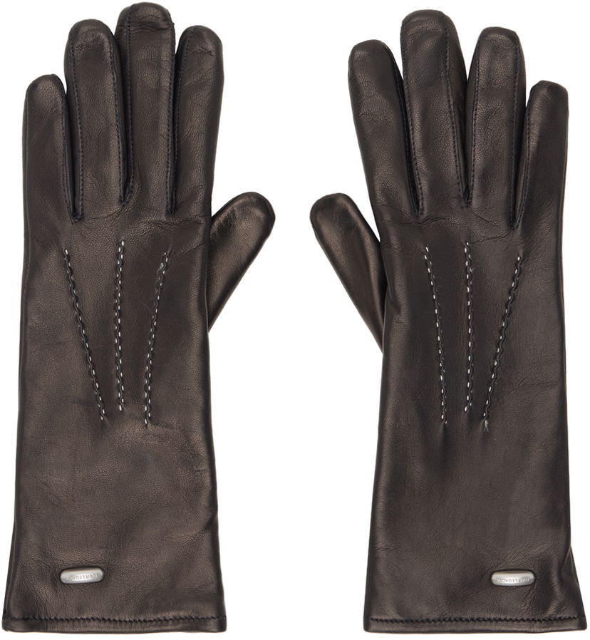 Рукавички OUR LEGACY Leather Gloves чорний | A4248HEB