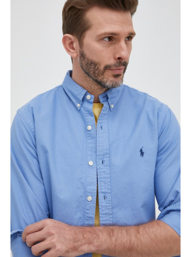 Сорочка Polo by Ralph Lauren Slim Shirt темно-синій | 710804257015