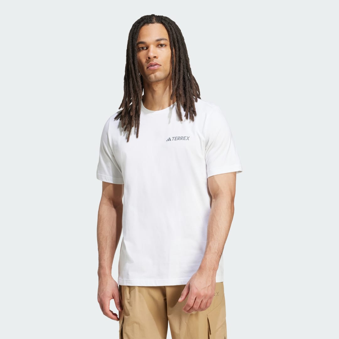 Футболка adidas Performance Terrex Graphic Tee білий | JW3559, 0