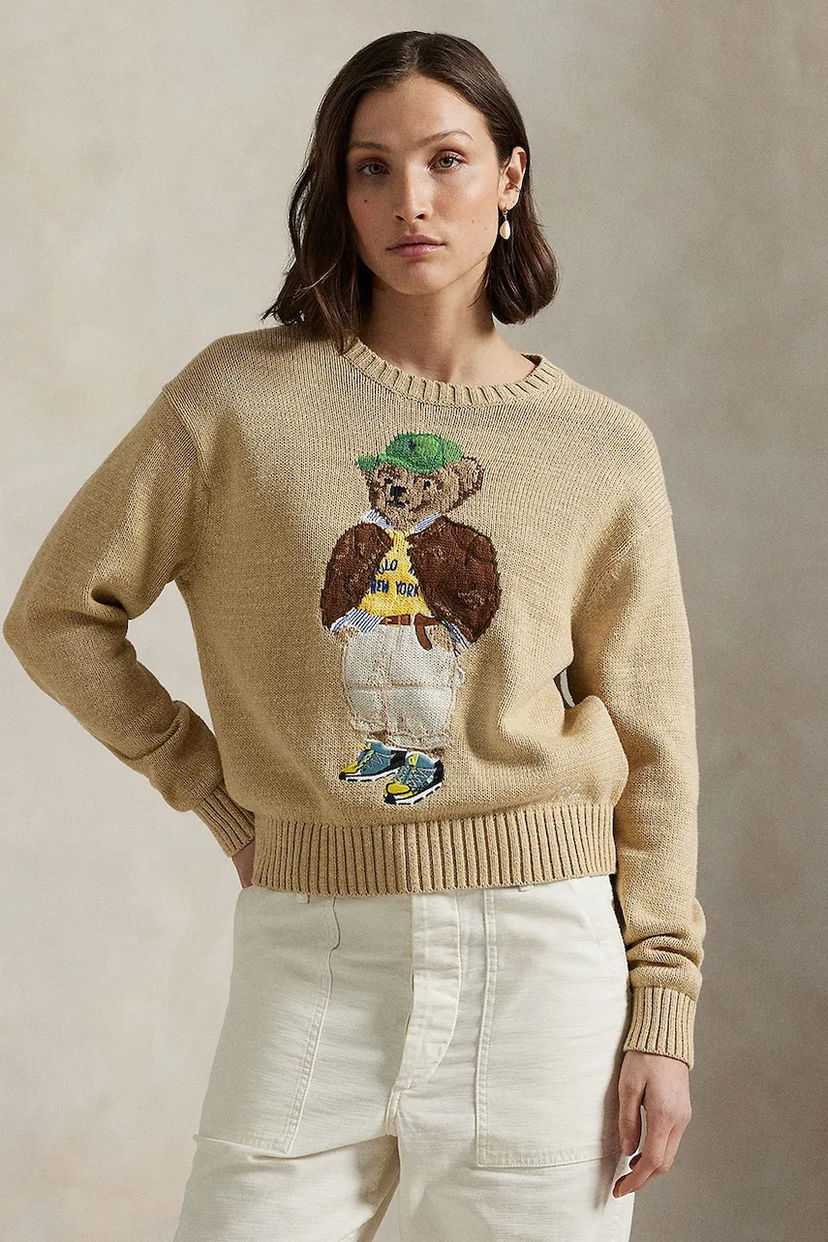 Cветр Polo by Ralph Lauren Polo Ralph Lauren Bear Sweater бежевий | 211972121