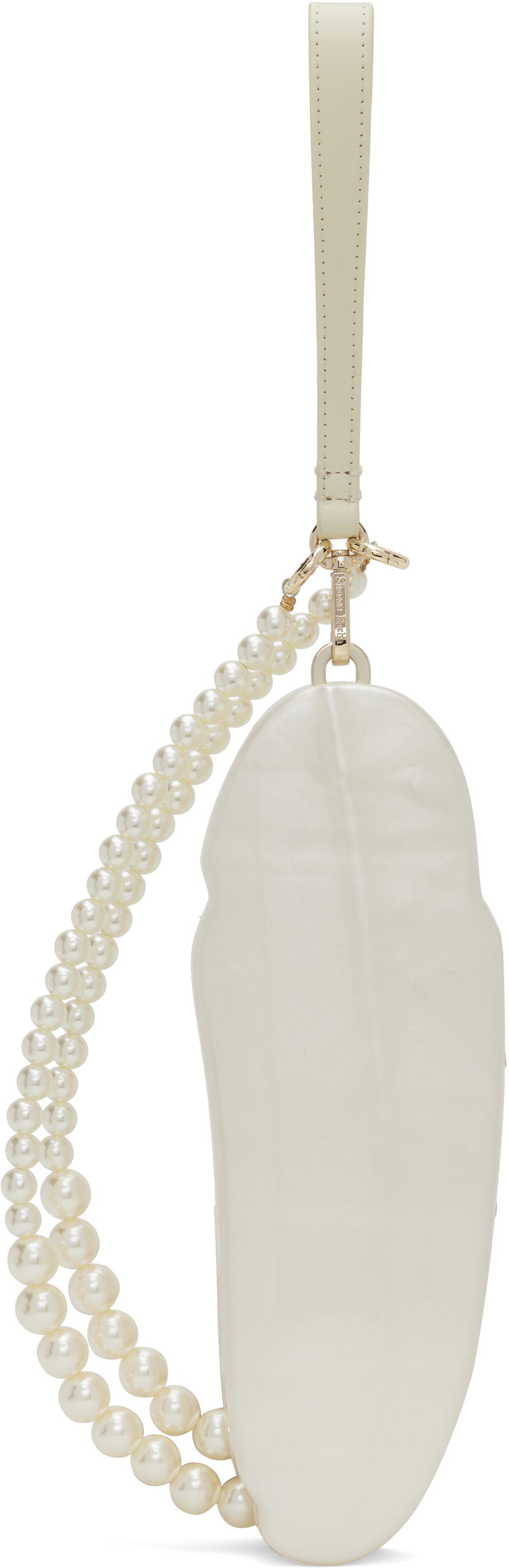 Сумочка Simone Rocha Simone Rocha Feather Pearl Bag білий | BAG180CB 0773