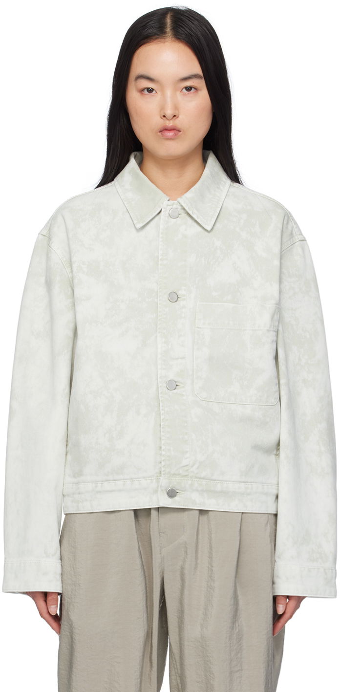 Куртка LEMAIRE Boxy Denim Jacket Зелений | OW1076 LD1011