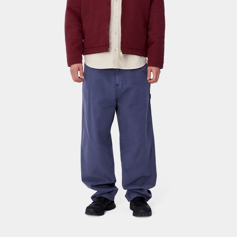 Штани карго Carhartt WIP Single Knee Relaxed Fit Work Pants Синій | I033754_7