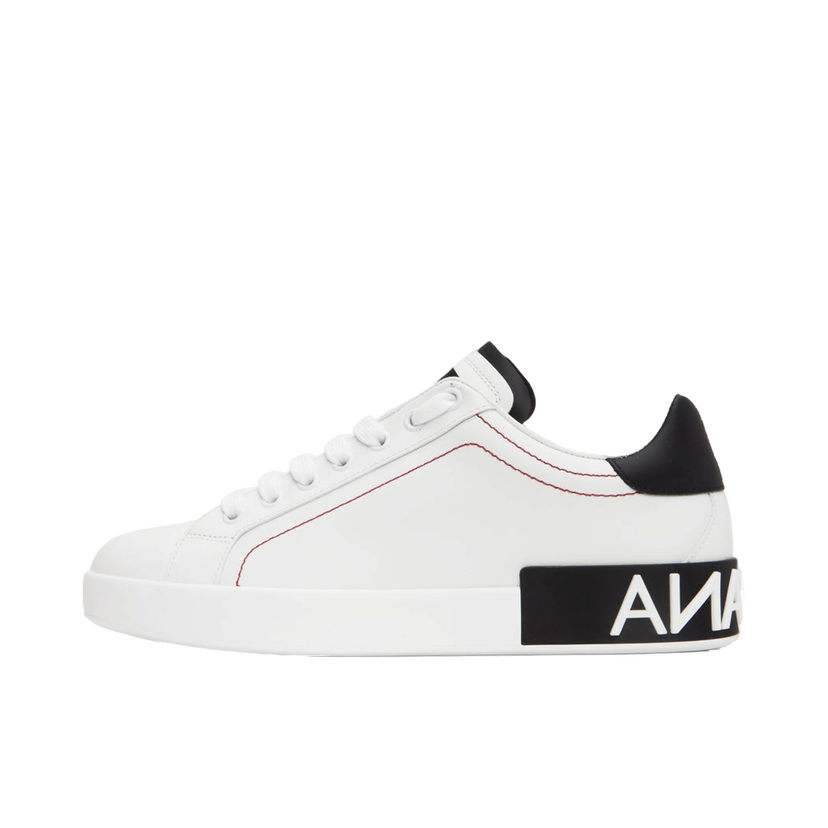 Кросівки та взуття Dolce & Gabbana White Embossed Sneakers білий | CS2216AH526