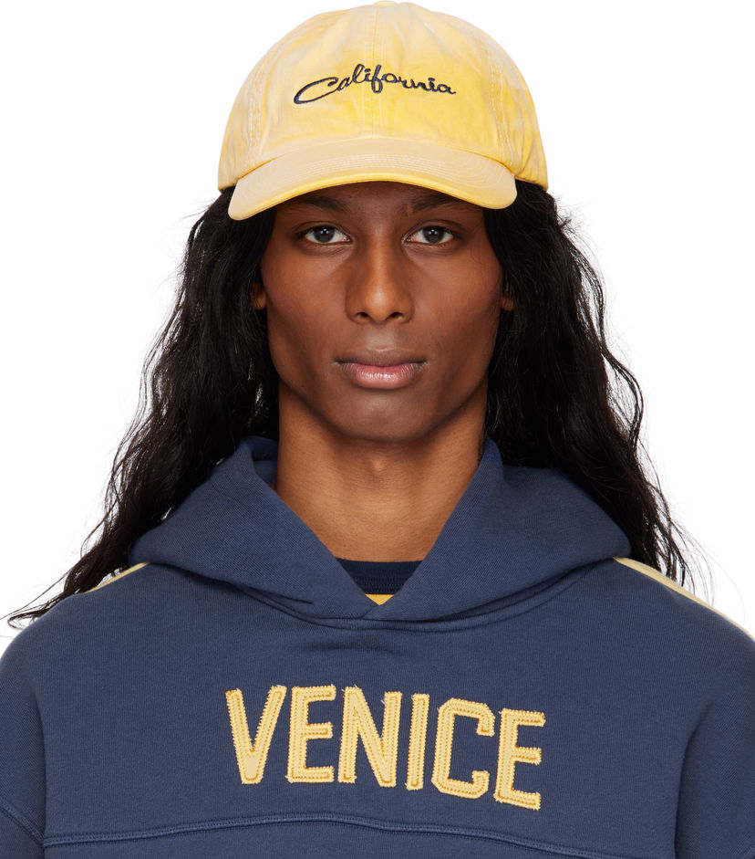 Кепка ERL ERL 'California' Embroidered Baseball Cap Жовтий | ERL10K001