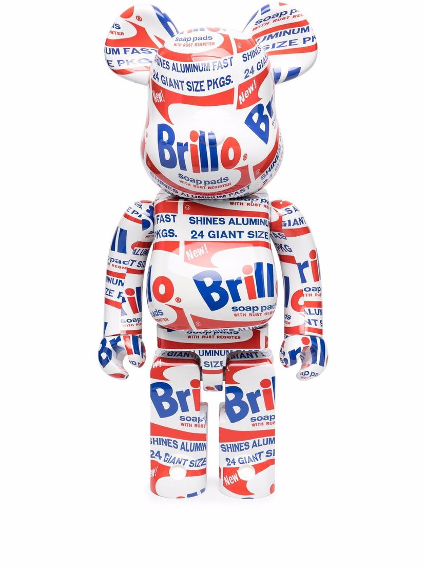 Колекційний Medicom Toy Be@rbrick Andy Warhol graphic-print toy - White Різнокольоровий | 1000BRILLOFMULTI16807529