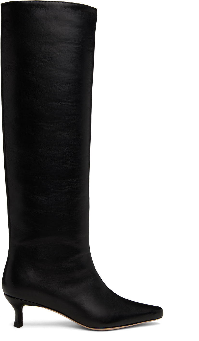 Кросівки та взуття BY FAR Kitten Stevie 42 Tall Boots чорний | MWFBO066CL013BK001PL