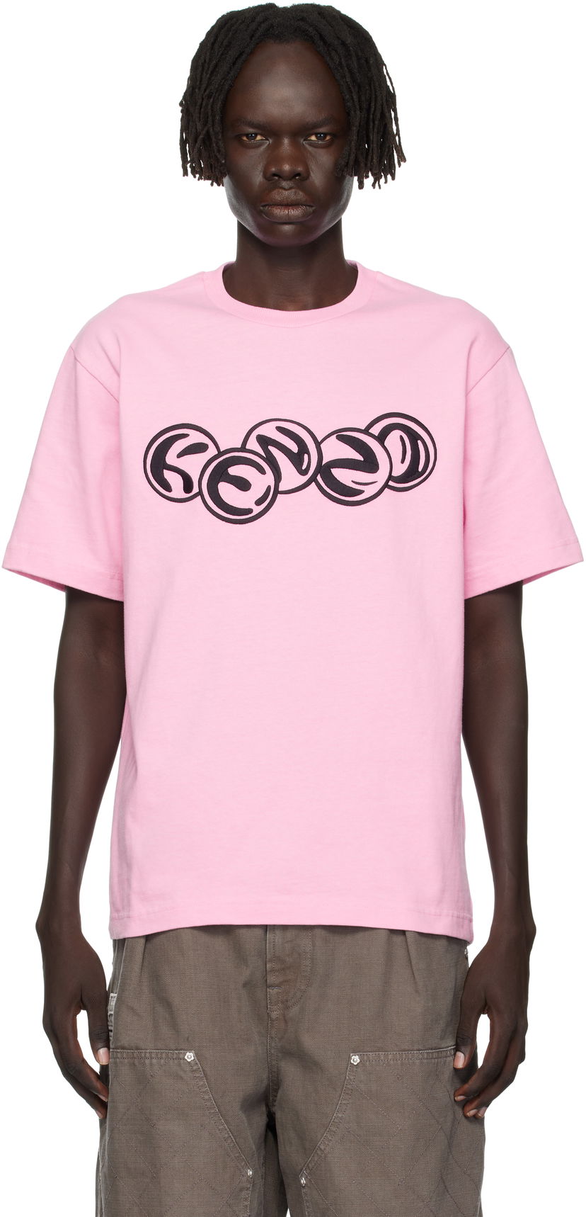 Футболка KENZO Kenzo Paris 'KENZO Pachinko' Classic T-Shirt Рожевий | FF65TS2614SI