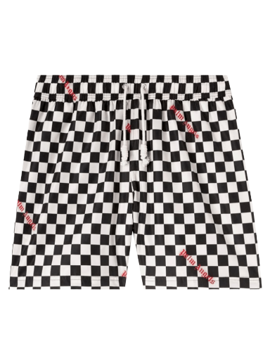 Купальники Palm Angels Damier Print Swim Short чорний | PMFA011F22FAB0021025