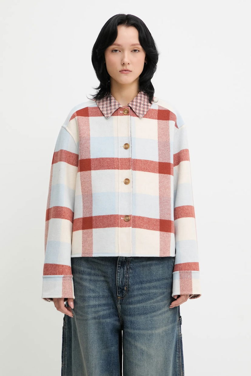 Сорочка Barbour Barbour Robyn Overshirt Relaxed Fit Check Button-Down Різнокольоровий | LOS0072MI11