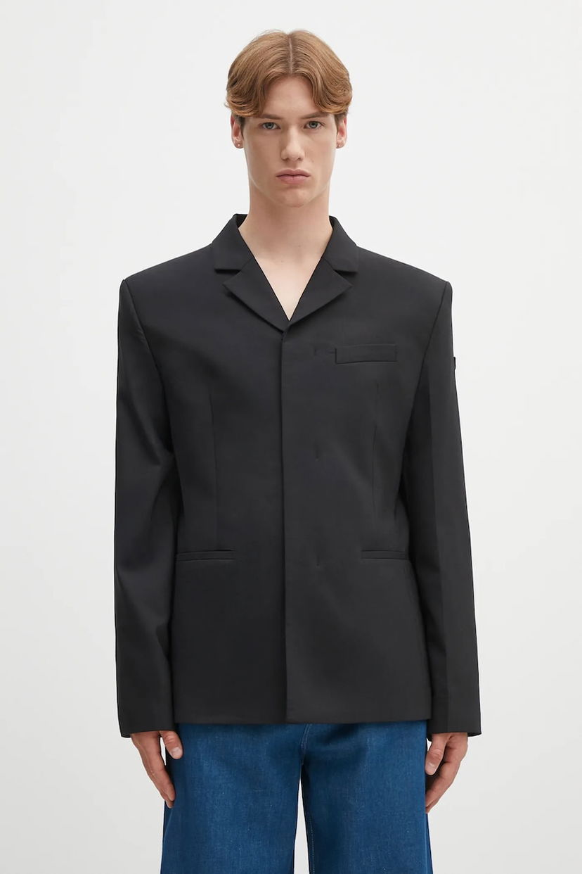 Пальто 032C 032C Office Attire Wool Blend Blazer чорний | S25.MRW.2001.000