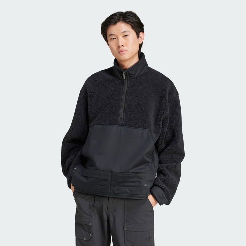 Світшоти adidas Performance Fleece Half-Zip Pullover чорний | JC9596