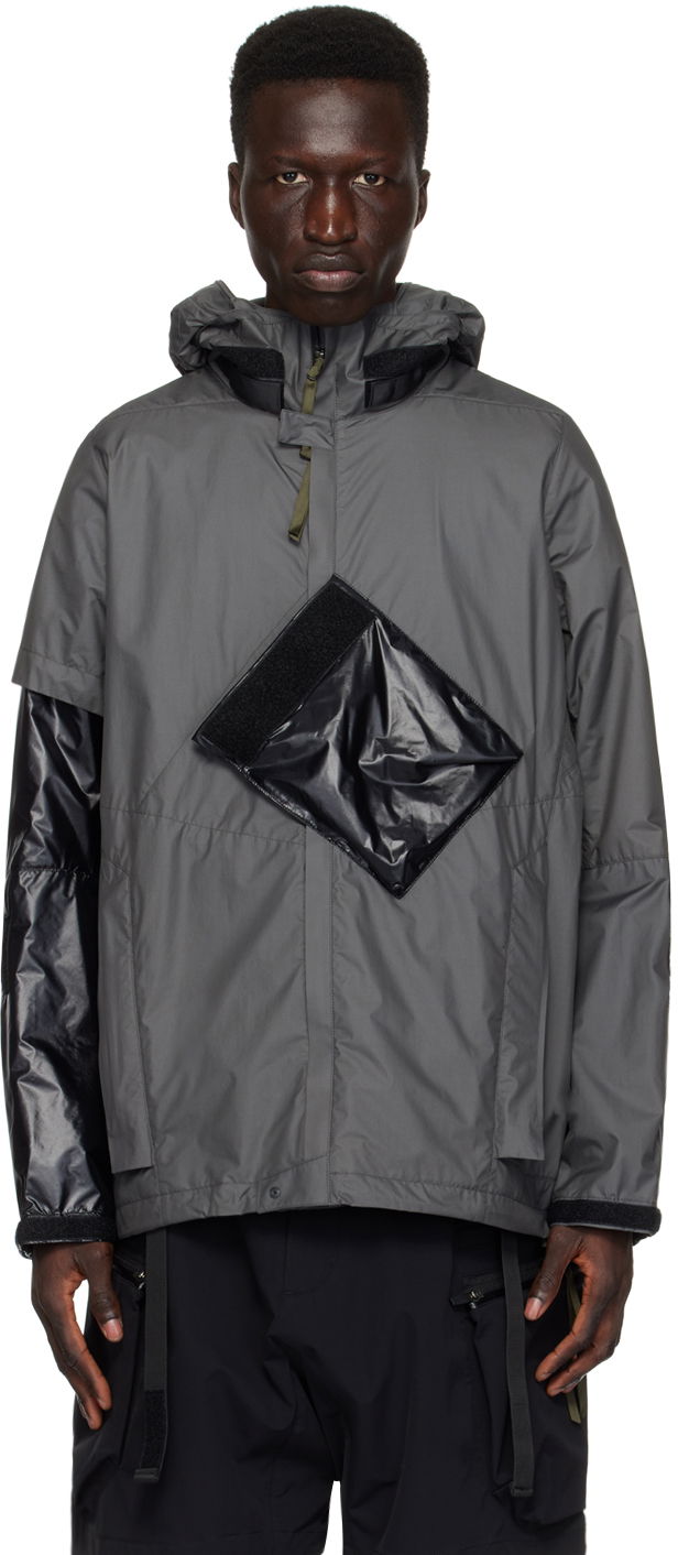 Вітровка Acronym ACRONYM J36-WS Hooded Jacket Сірий | J36-WS