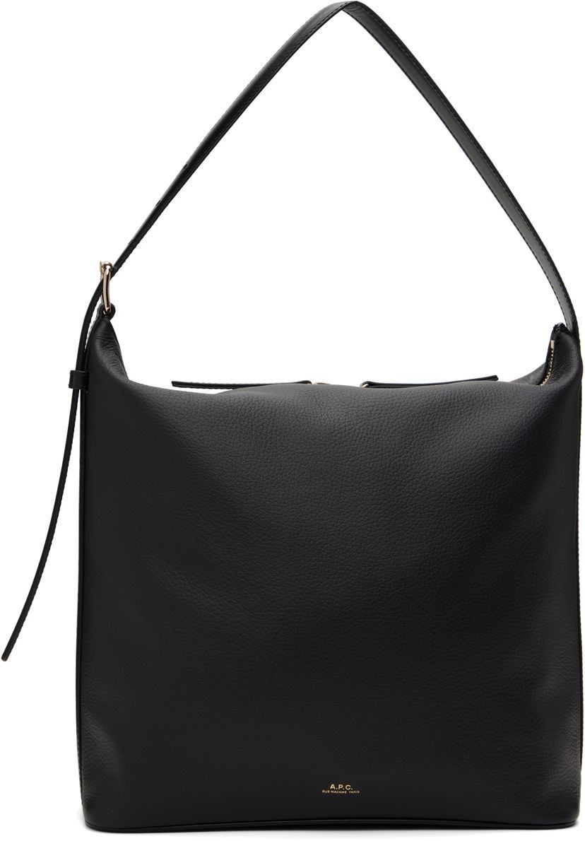 Сумка A.P.C. Leather Shoulder Bag чорний | PXCBL-F61902