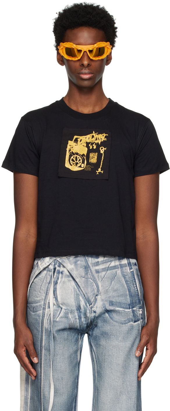 Футболка Ottolinger Ottolinger Patch Graphic T-Shirt чорний | 1501408