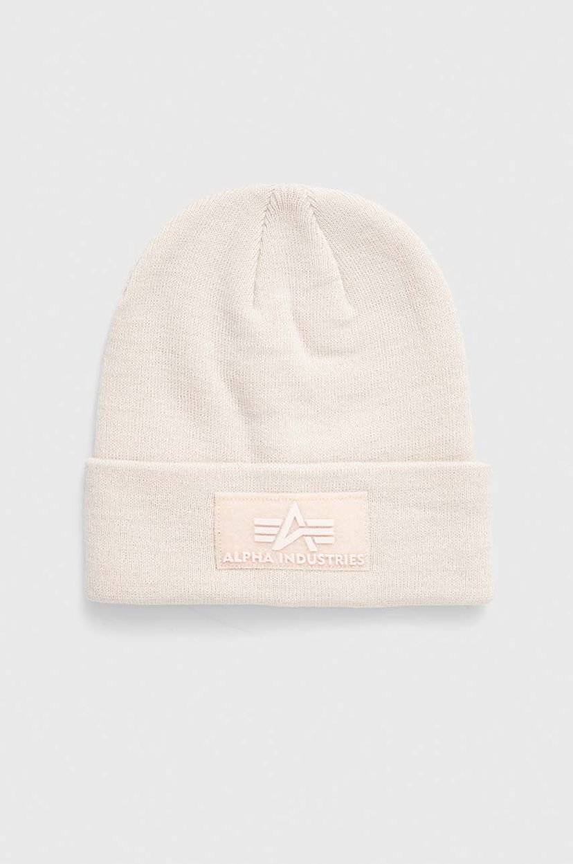 Шапка Alpha Industries Beanie бежевий | 118943.578