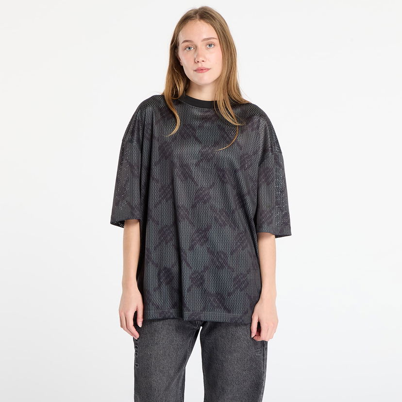 Футболка DAILY PAPER T-shirt Matchstick Mesh Ss T-Shirt Rosin Green чорний | 2521065
