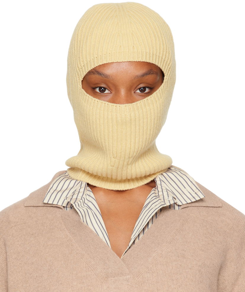 Шарф Stella McCartney Ribbed Balaclava Жовтий | 6K08883S2528
