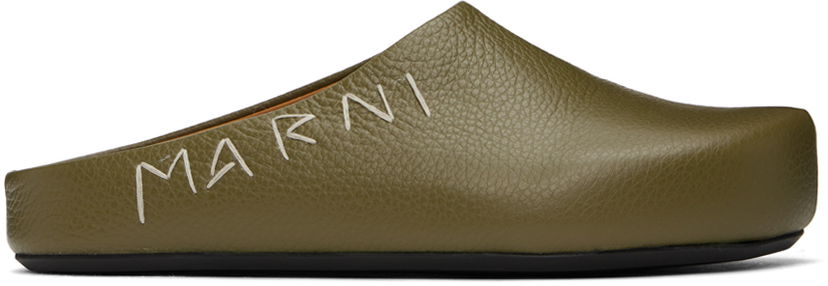 Одяг Marni Marni Fussbett Sabot Loafers Зелений | SBMR001400 P6533
