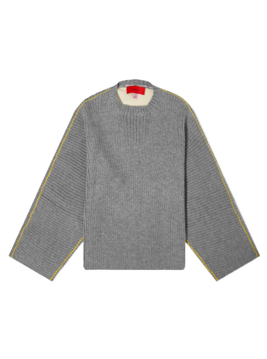 Cветр Eckhaus Latta Ash Knitted Sweater Сірий | 4026-EL-AW22-C