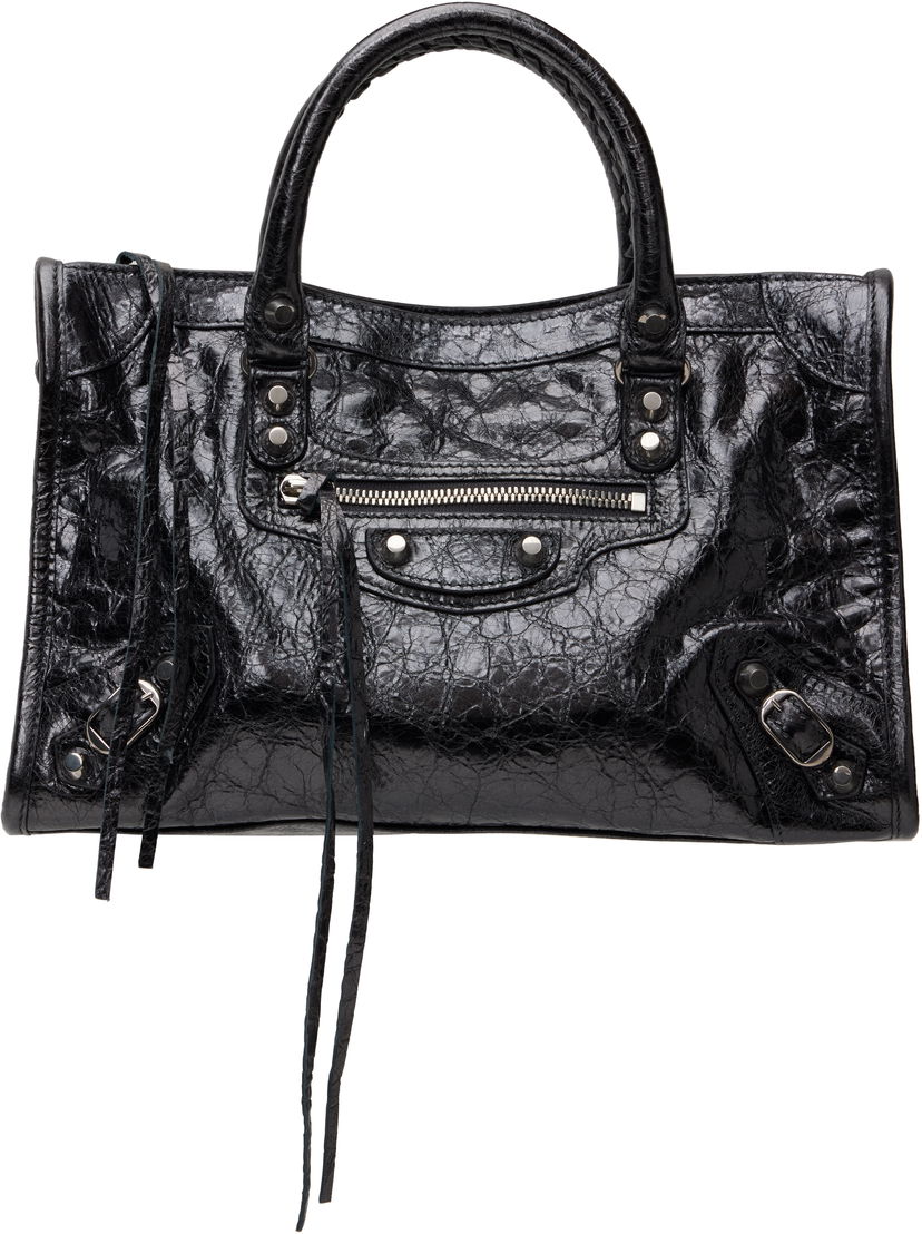 сумка-тоут Balenciaga 'Le City' Small Leather Bag чорний | 811442 2AA9R