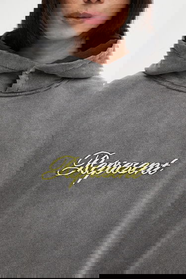 Світшоти Represent Clo Represent Script Logo Hoodie Сірий | MLM100028, 3
