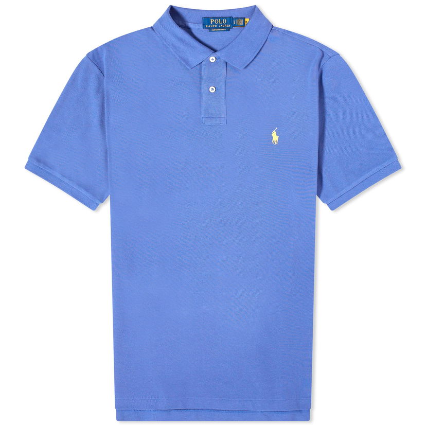 Сорочка поло Polo by Ralph Lauren Custom Fit Polo Shirt "Liberty" Синій | 710680784346