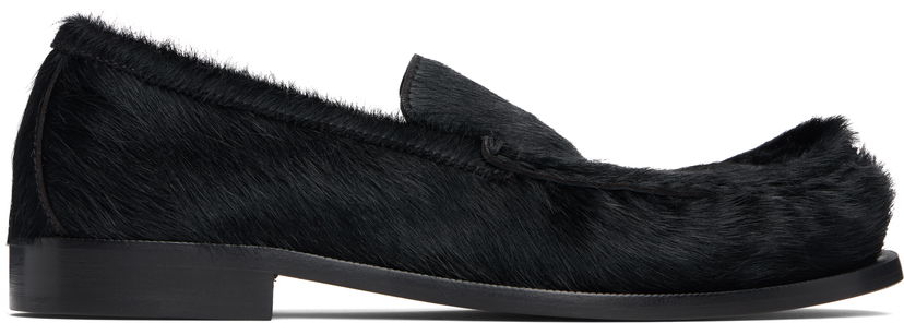 Кросівки та взуття Dries Van Noten Dries Van Noten Ponyhair Loafers чорний | 252-021723-301