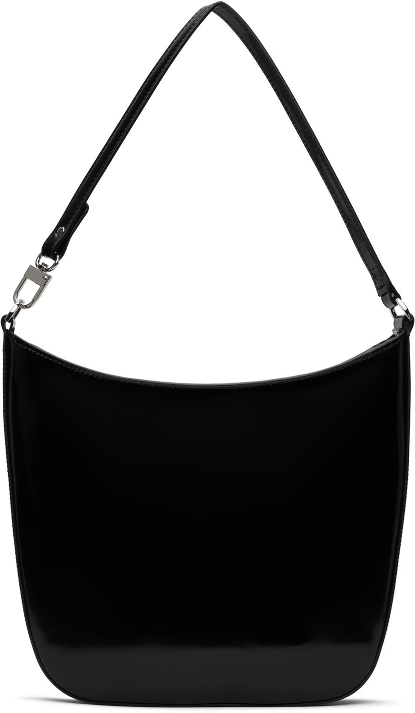 Сумка BY FAR Patent Leather Shoulder Bag чорний | MWBSB053CL017BK001PL