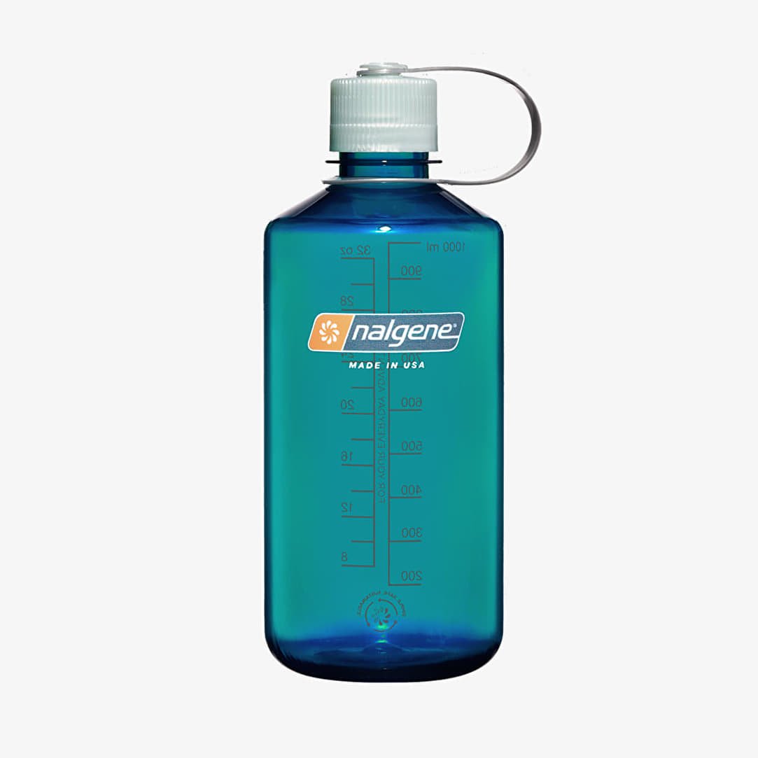 Пляшка для пиття Nalgene Narrow Mouth 1000 ml Universal Water Bottle Бірюзовий | 2021-0732, 0