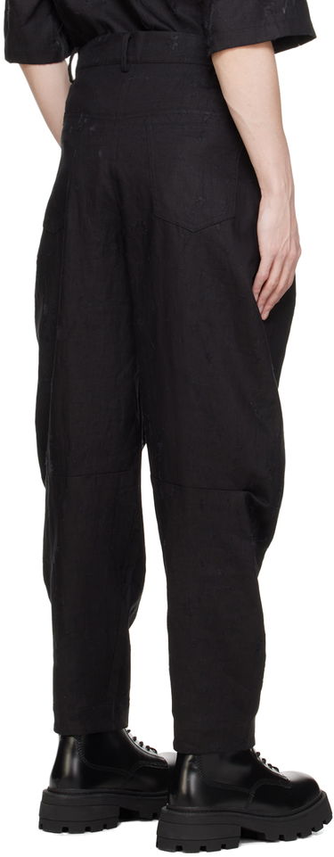 Штани Feng Chen Wang Feng Chen Wang Distressed Trousers чорний | FUS17TR06, 2