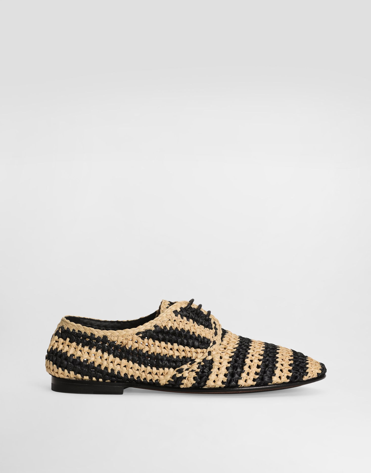 Аксесуари Dolce & Gabbana Dolce & Gabbana Woven Raffia Derby Shoes бежевий | A10872A9M098B965, 0