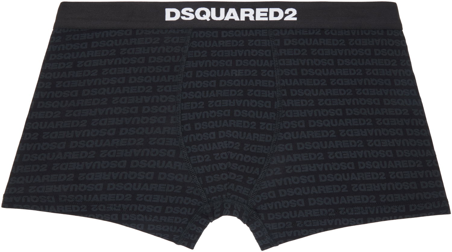Боксери DSQUARED2 Dsquared2 Printed-Logo Boxer Briefs чорний | D9LDC5510, 0