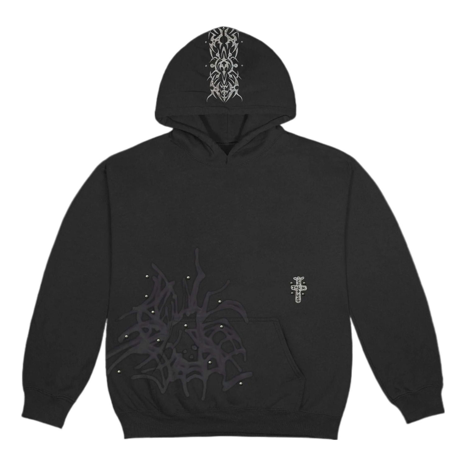 Світшоти Cactus Jack by Travis Scott Travis Scott Cactus Jack FW22 Studded Hoodie чорний | TS-22FW007, 0