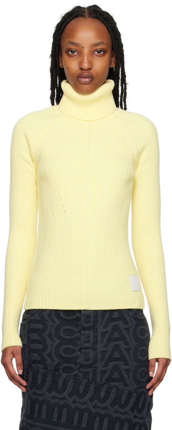 Cветр Marc Jacobs Marc Jacobs Ribbed Turtleneck Sweater Жовтий | N604W07RE22