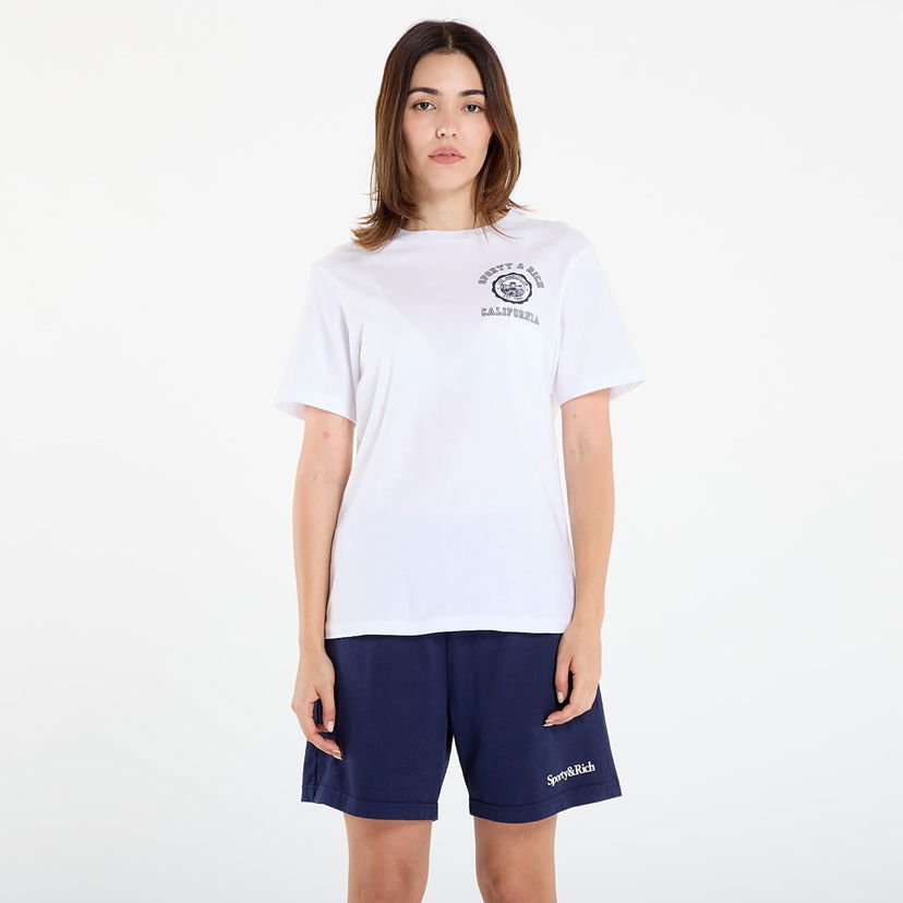 Футболка Sporty & Rich Sporty & Rich California Emblem Soft T-Shirt білий | TO089625508WH01
