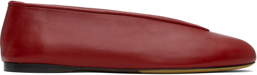 плаття Moschino Moschino Duck Nappa Ballerina Flats Червоний | MA11010C1M MA0 500