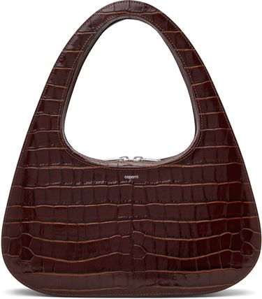 Сумочка Coperni Coperni Croco Embossed Large Swipe Baguette Bag Коричневий | COPBA85F6032, 0