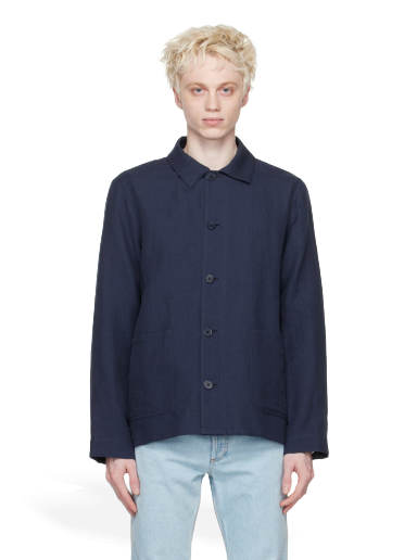 Сорочка A.P.C. Navy Kerlouan темно-синій | LIAEO-H03053