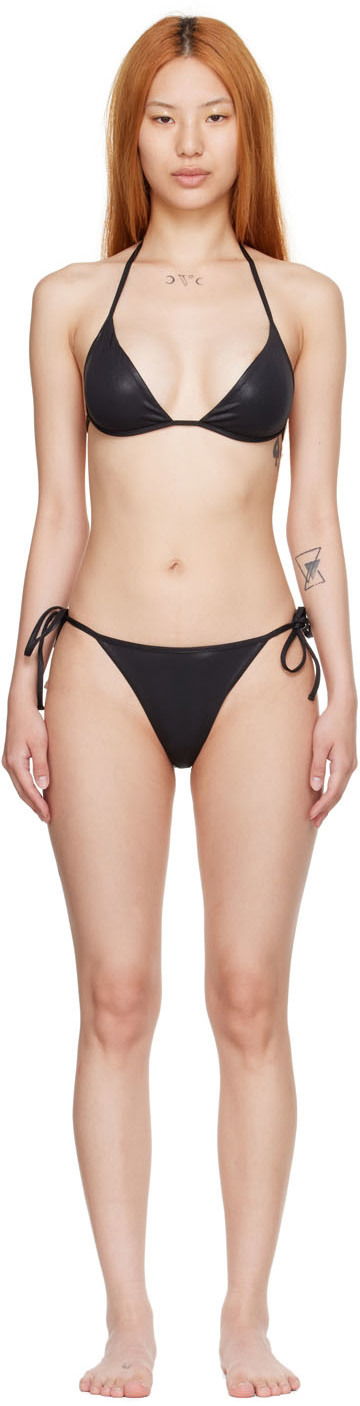 Купальники The Attico The Attico Triangle Bikini чорний | 223WBB53 E052