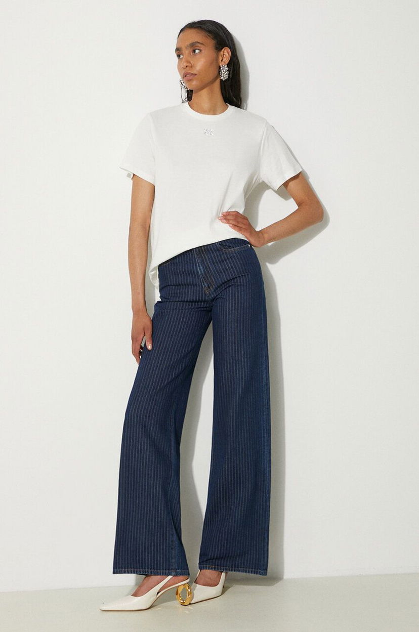 Джинси KENZO Ayame Regular Waist Jeans Синій | FE62DP2176F2.DD