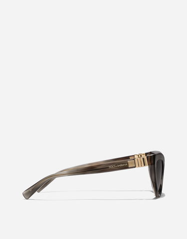 Сонцезахисні окуляри Dolce & Gabbana Dolce & Gabbana DG Hinge Cat-Eye Sunglasses Сірий | VG4497VP93B9V000, 3