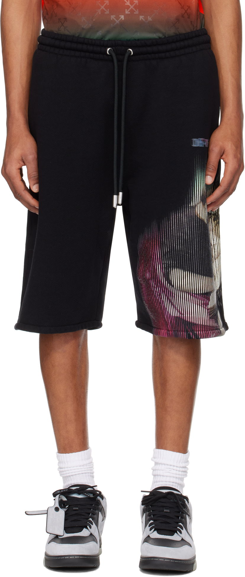 Шорти Off-White S. Matthew Skate Shorts чорний | OMCI013S25FLE0071084