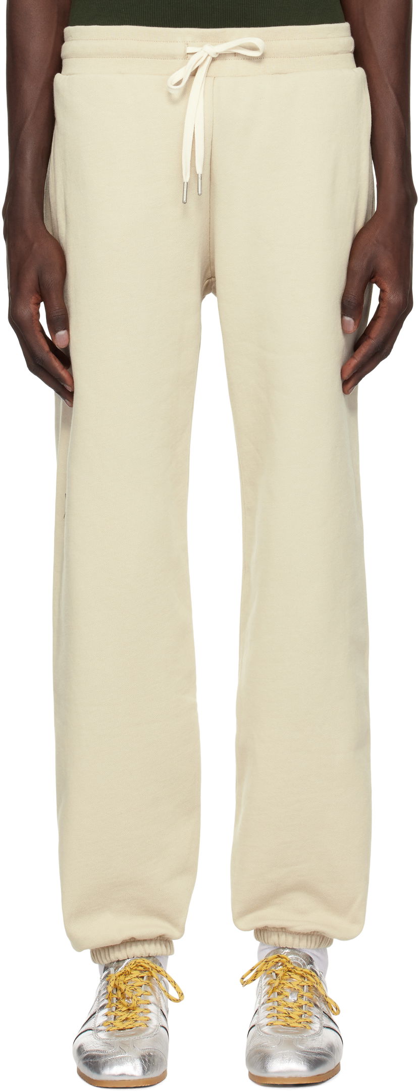 Спортивні штани John Elliott John Elliott Beach Sweatpants бежевий | C205B4233A
