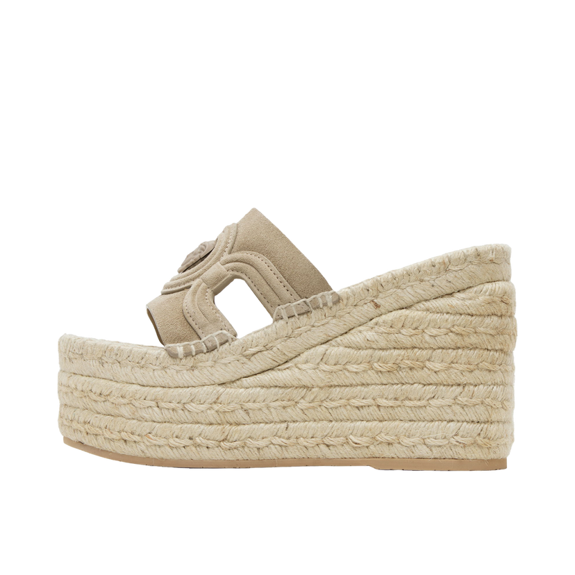Кросівки та взуття Versace Versace Medusa '95 Platform Espadrille Heeled Sandals бежевий | 1017852_1A13293_1K880